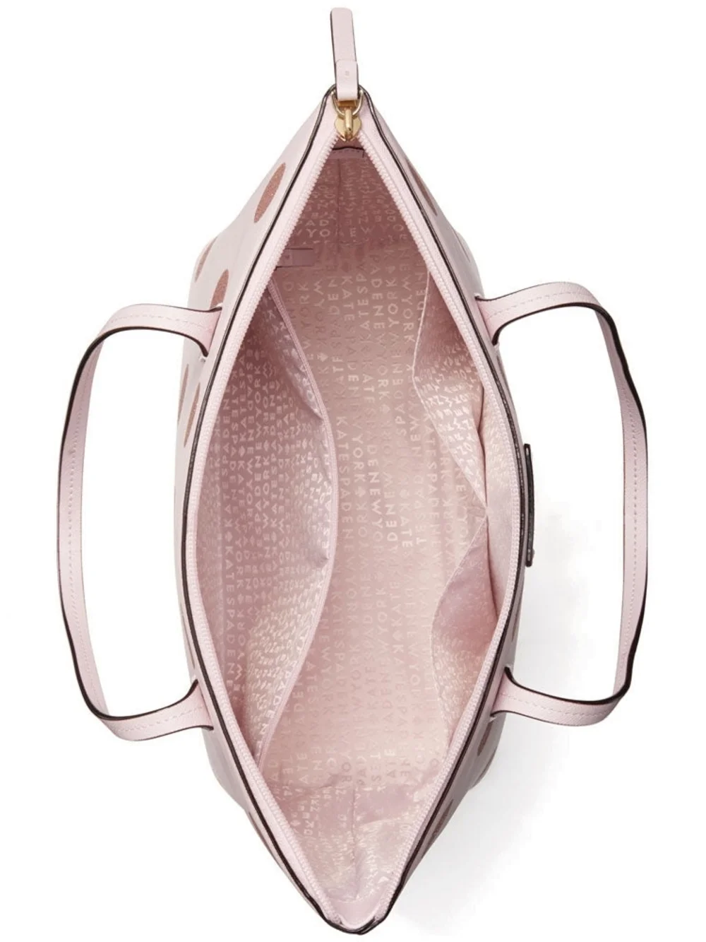 Kate Spade | Haven Lane Hani Plum Dawn Glitter Polka Dots Tote